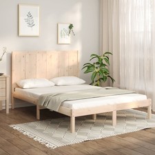 Bed Frame Solid Pine Wood