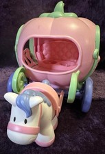 Happyland fantasy pumpkin carriage, working sound & Horse
