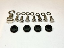 Lambretta Head & Flywheel Fixing Kit Stainless Slotted Plus Rubbers