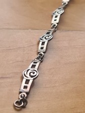 925 Sterling Silver Charles Rennie Mackintosh Style Bracelet Historic Originals