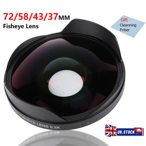 37mm 72mm fisheye ultra - 0.3x,