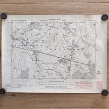 Vintage Map Sheet Lympne Kent
