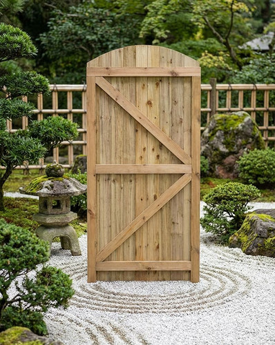 6ft featheredge garden - featheredge, gate