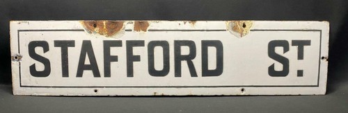 Stafford street enamel - street,