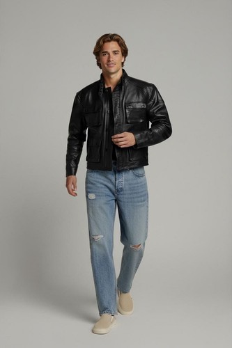 Superdry premium black leather - premium,