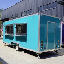Teal Mobile Food Trailer