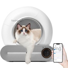Automatic Self-Cleaning Cat Litter Box Infrared APP Control with Cat Litter Mat
