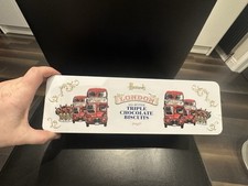 Harrods London Tin Routemaster Bus Biscuit Box EMPTY Union Jack Flag Royal Crown