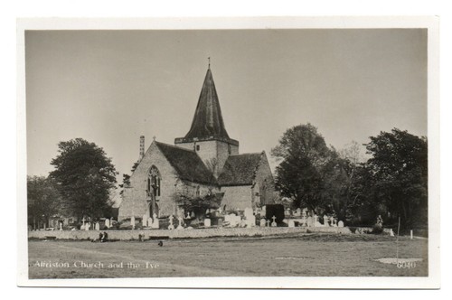 Antique postcard alfriston - postcard,