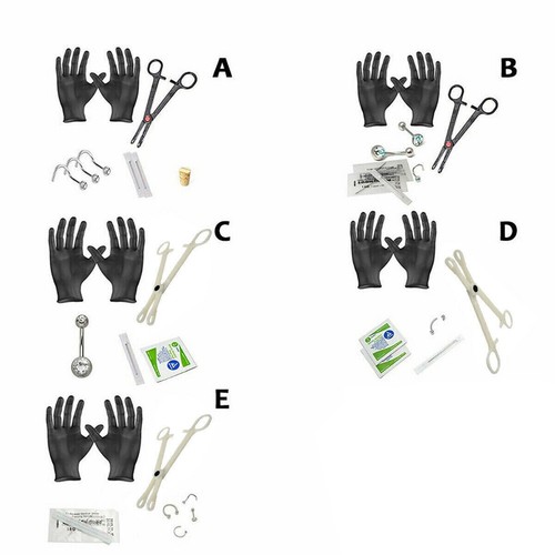 Starter piercing kit 14g 16g - starter,