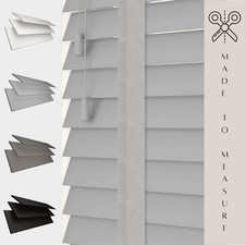 MADE TO MEASURE FAUX WOOD 50MM