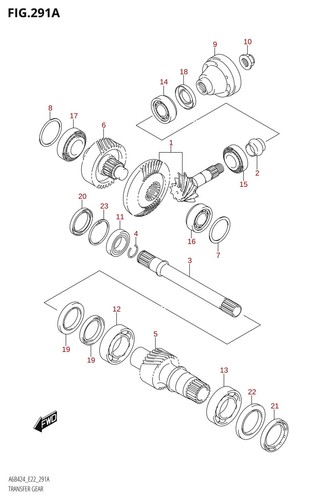 Suzuki genuine nut sx4 - nut, s-cross