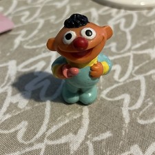 Vintage Sesame Street Babie Ernie PVC Figure Pajamas JHP 2.25" Pencil Topper
