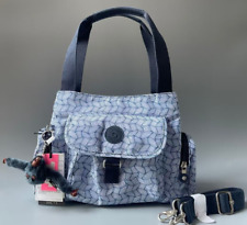 Kipling Fairfax Multiway Bag New With Tags Monkey BLUE PRINT Handbag Strap