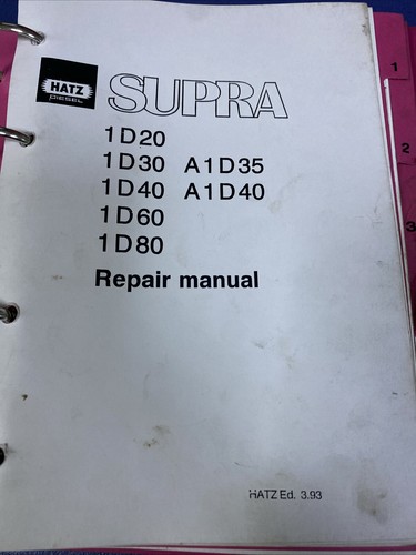 Hatz diesel engine instruction - engine,