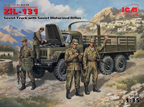 Icm soviet zil 131 truck - icm,