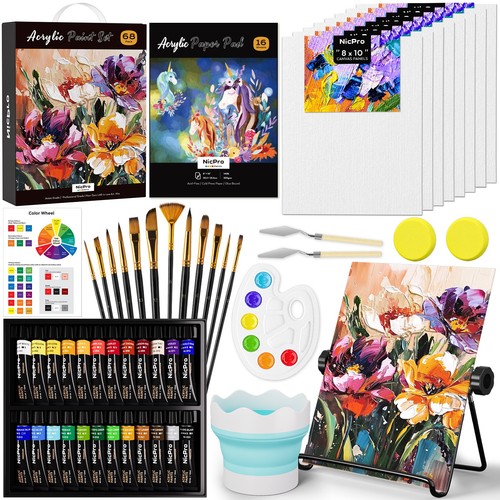 Nicpro 68pcs acrylic - nicpro,