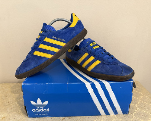 Adidas stockholm blue yellow - stockholm, blue/yellow