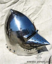 Helmet Steel Medieval Combat