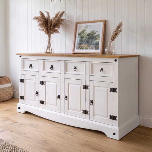 Corona sideboard white door - white, 4