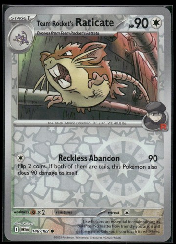 Team rocket raticate - team, rocket's