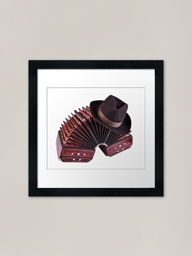 Arravalero bandoneon framed - bandoneon,