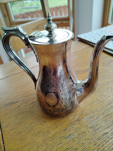 Vintage silver plated coffee - vintage, silver-plated