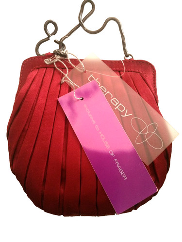 Small red satin - red,