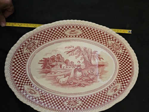 Red cream ware - cream,