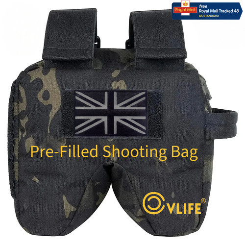 Rest bag pre filled black - rest, bag,pre-filled,