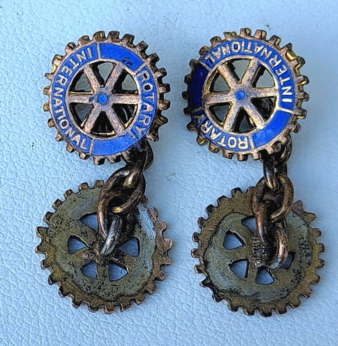 Vintage cufflinks rotary - cufflinks,