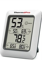 ThermoPro TP50 Digital Thermo-Hygrometer Indoor Thermometer Room Climate Control