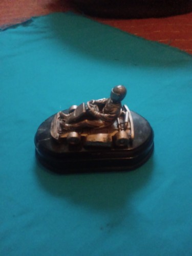 Vintage karting trophy with - vintage, go-karting