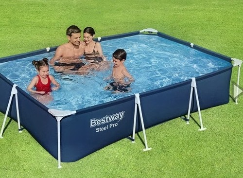 Above ground swimming pool - ground,