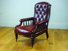 Antique 19th century library