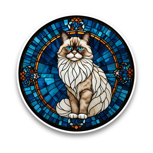 Cute birman cat - cute, faux