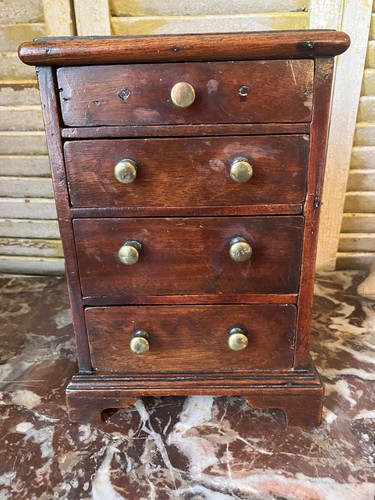 Antique miniature chest of - antique,