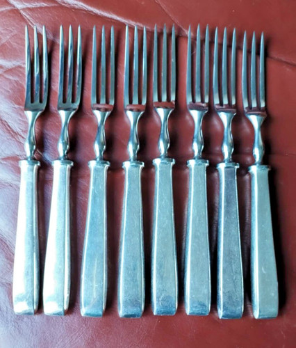 Cake dessert forks silver - 8,