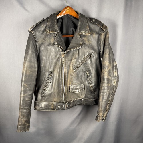 Vintage vanguard leather biker - vintage,