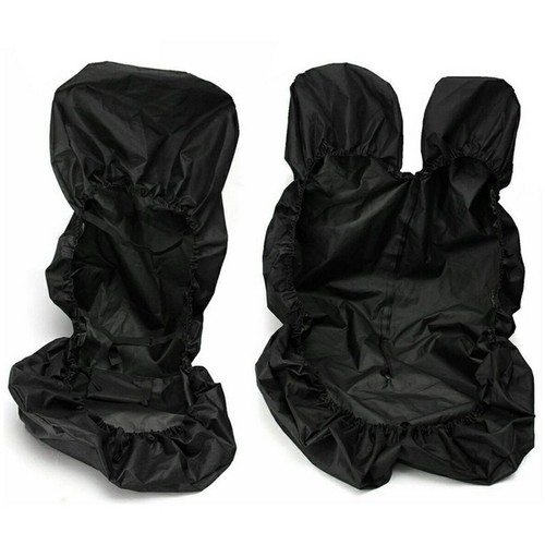 Black waterproof van seat - black,