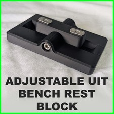 Adjustable bench rest block - adjustable, to