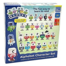 ALPHABLOCKS - Alphabet Character Playset Fun Way to Learn to Read Activity Book