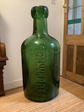 Fabulous Victorian/Edwardian SCHWEPPES Dumpy Seltzer water bottle