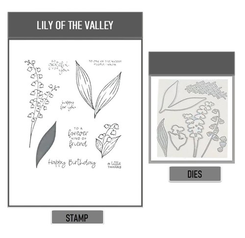 Lily the valley stamps - lily,