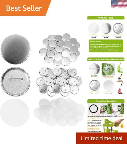 300 pcs 58mm - 300, button