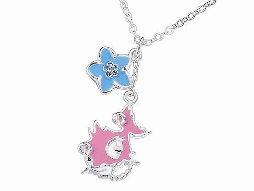 Punky fish flower necklace - punky,