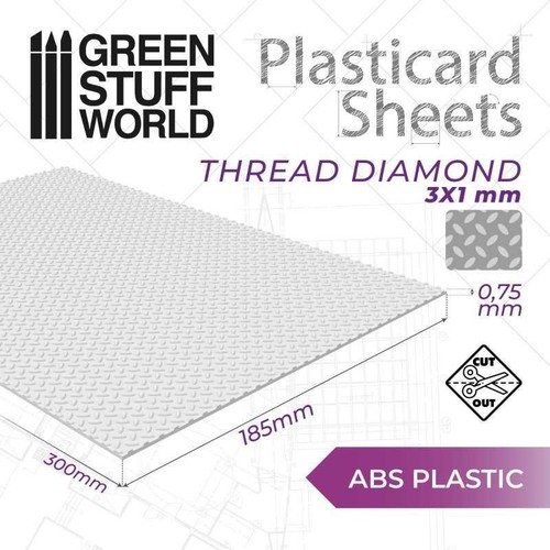 Abs plasticard thread - abs,