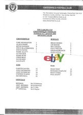 Chesterfield v Burnley Carling