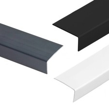 Unequal Angle Plastic Trim PVC Cover Strip Rigid Corner Angle Edging  1 Metre