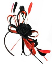 Sinamay Rose Large Wedding Fascinator Headband Ladies Day Races Royal Ascot